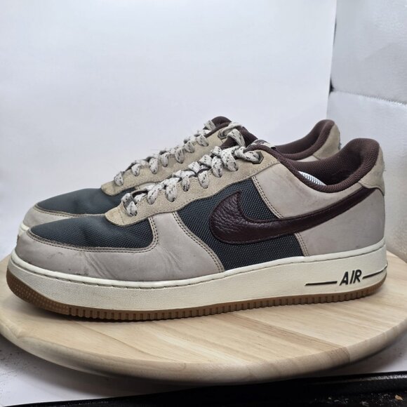 Nike Air Force 1 Low FQ8823-236 Cream Vintage Green Size 12 Men’s Retro Shoes - Picture 1 of 14